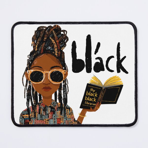 Item preview, Thy Black Black Librarian 90s Retro print text Design designed and sold by RichardRags.