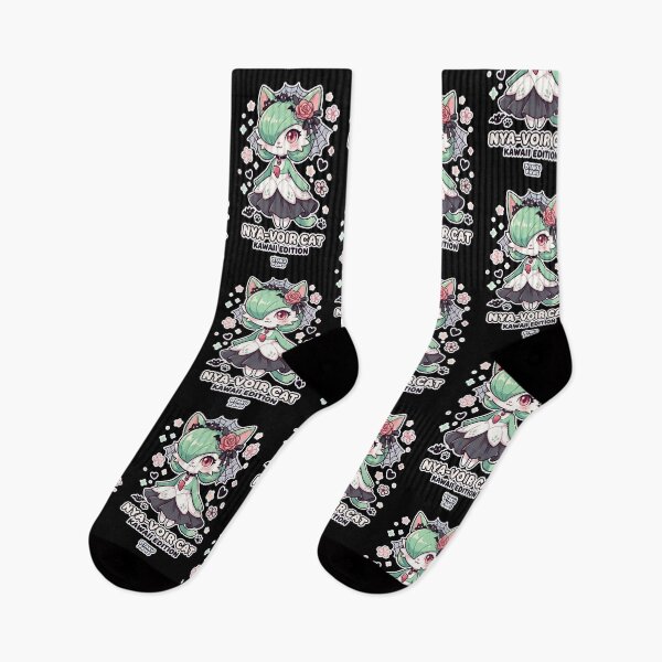 Aperçu de l'œuvre Nya-Voir Cat Kawaii Edition : Halloween gothique pastel créée et vendue par CuteKats.