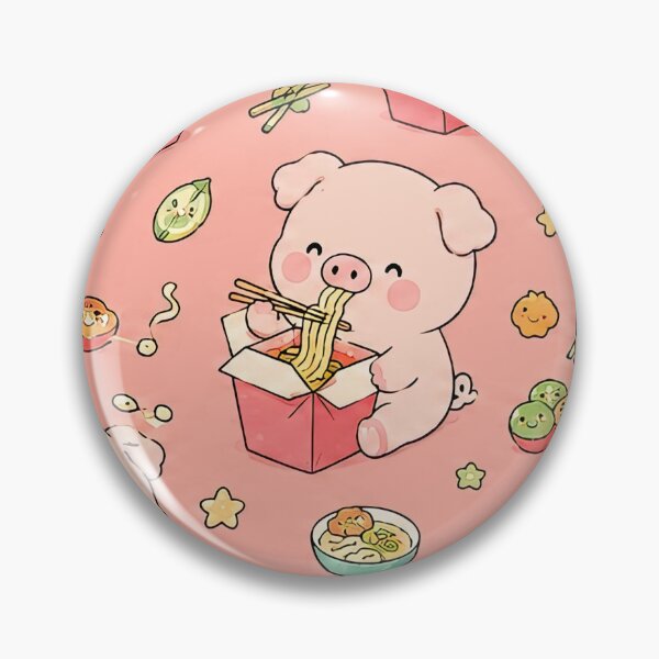Item preview, Piggy Noodle Takeout Pattern designed and sold by Soft Berry Studio.