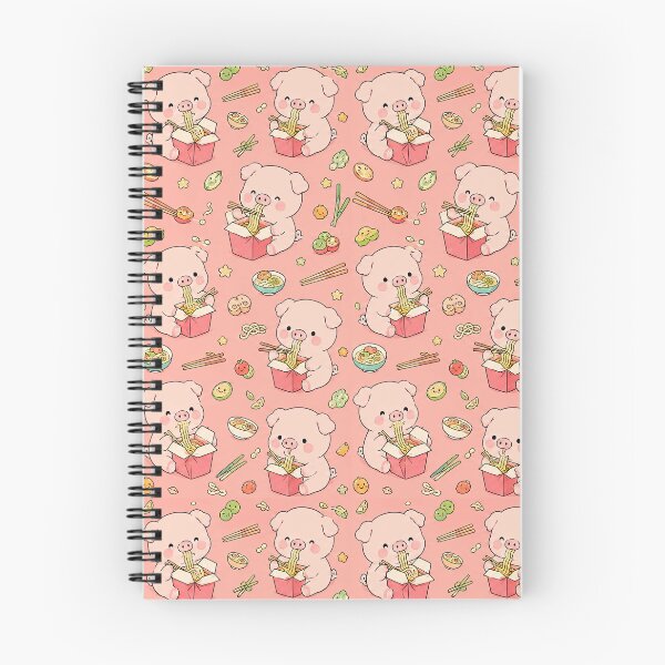 Item preview, Piggy Noodle Takeout Pattern designed and sold by Soft Berry Studio.