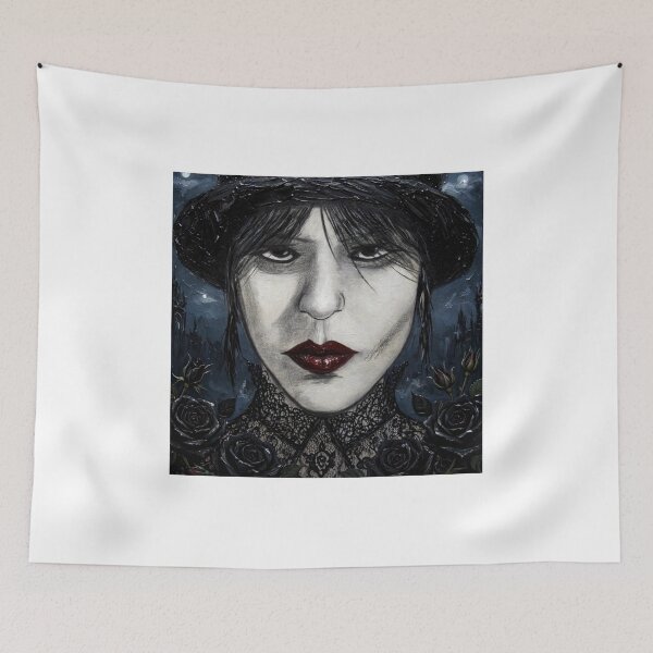 Item preview, Midnight Rose - Gothic Vampire Portrait Art designed and sold by MAISON SYLVIE.