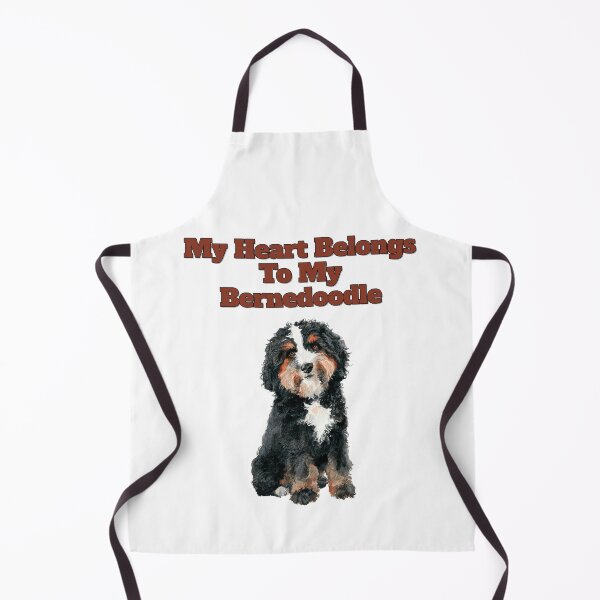 Item preview, My Heart Belongs To My Bernedoodle Watercolor Design designed and sold by NatureUnleashed.