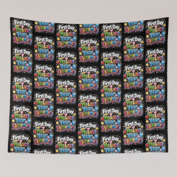 Item preview, First Day of My Last Year in Elementary 1 designed and sold by Positive&FunnyThings.