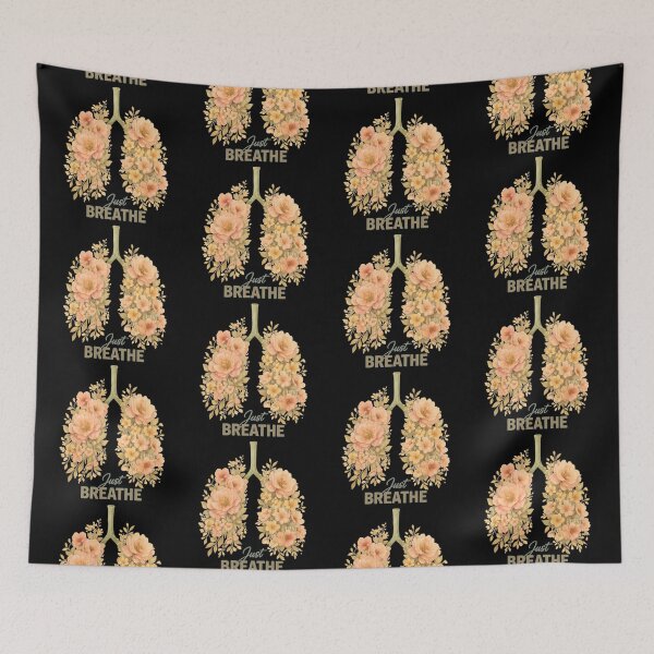 Item preview, Just Breathe Floral Lungs – Botanical Art (V.2) designed and sold by D-Islamic.