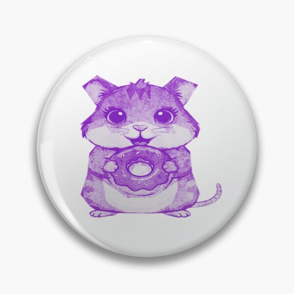 Item preview, Cute Hamster Holding Donut designed and sold by kinpirks.