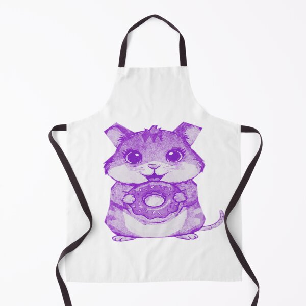 Item preview, Cute Hamster Holding Donut designed and sold by kinpirks.