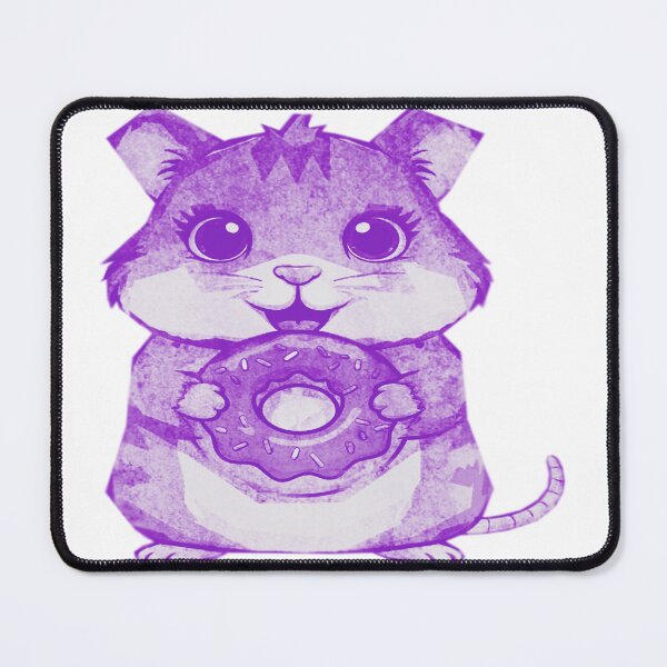 Item preview, Cute Hamster Holding Donut designed and sold by kinpirks.