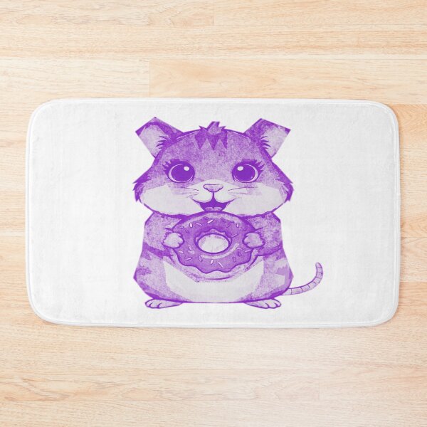 Item preview, Cute Hamster Holding Donut designed and sold by kinpirks.
