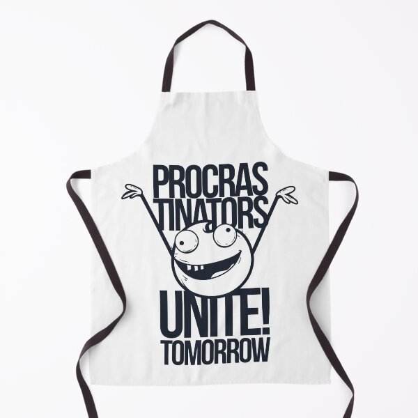 Item preview, Procrastinators Unite Tomorrow Funny Quote designed and sold by NovaCutCrafts.