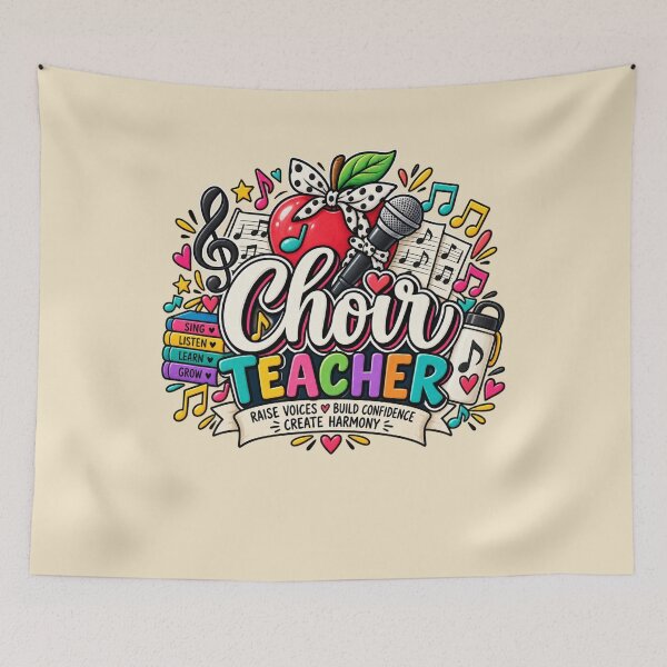 Item preview, Choir Teacher Back To School Gift Music Classroom Style designed and sold by Corvoria.