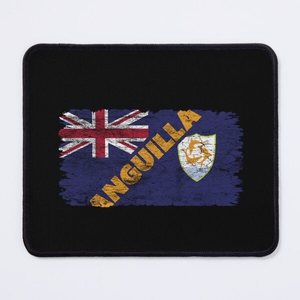 Item preview, Vintage Anguilla Flag Anguilla Pride Caribbean Heritage Crest Dolphins designed and sold by Flag Outfit.