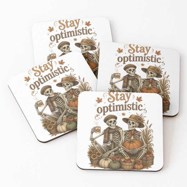 Item preview, Adorable and Autumn Pumpkin Festival - 'Stay Optimistic' Design designed and sold by BriSher.
