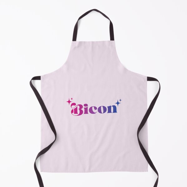 Item preview, ‘Bicon’ bi icon typography art | bisexual pride designed and sold by QuillPrints.