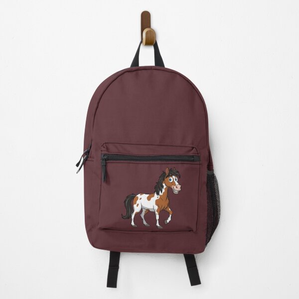 Item preview, A cartoon drawing of a piebald abaco horse designed and sold by Cheval-de-coeur.