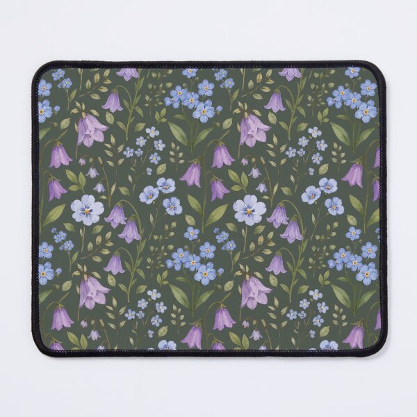 Item preview, Blue Purple Wildflower Botanical Pattern – Cottagecore 6 designed and sold by SimplePoDesign.