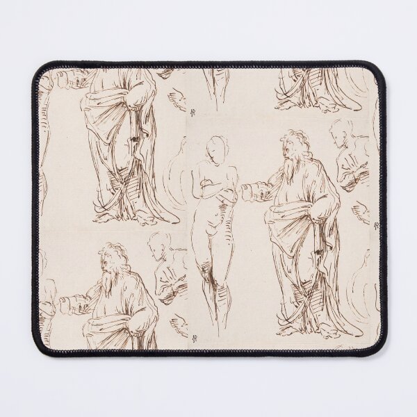 Item preview, Renaissance Figure Studies in Brown Ink designed and sold by artofuniverse.