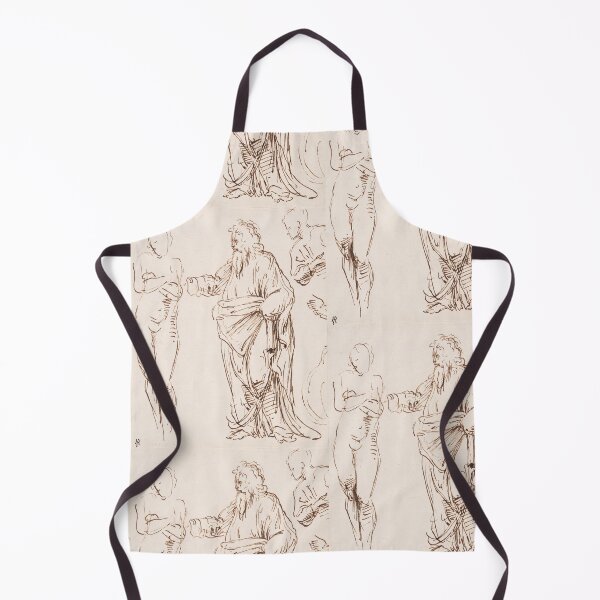 Item preview, Renaissance Figure Studies in Brown Ink designed and sold by artofuniverse.