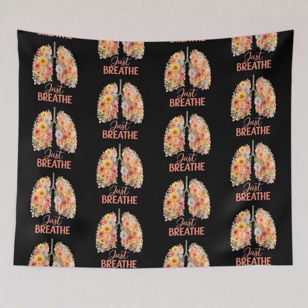 Item preview, Just Breathe Floral Lungs – Botanical Art (V.5) designed and sold by D-Islamic.