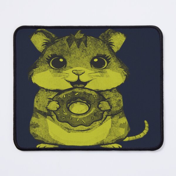 Item preview, Cute Hamster Holding Donut designed and sold by kinpirks.
