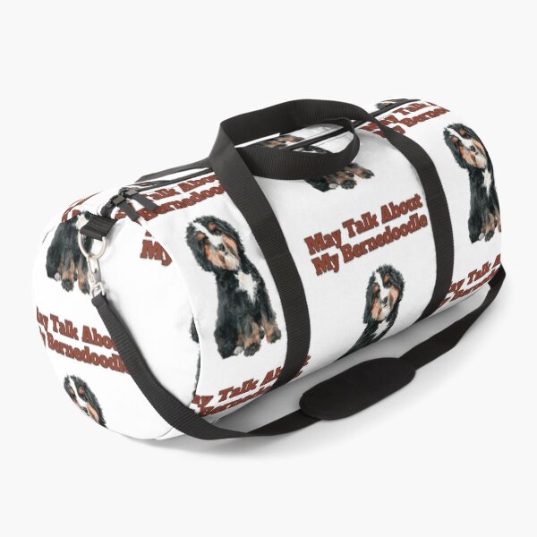 Item preview, Warning May Talk About My Bernedoodle Watercolor Design designed and sold by NatureUnleashed.