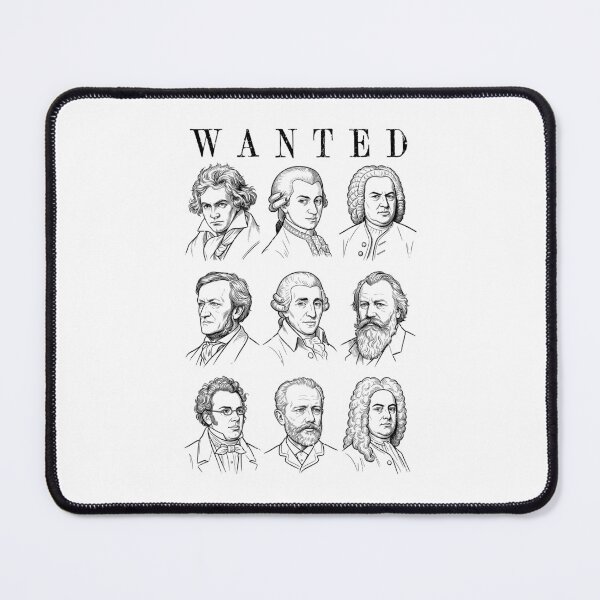 Item preview, Classical Music Composers Wanted Vintage Orchestra Musician designed and sold by GrandeDuc.
