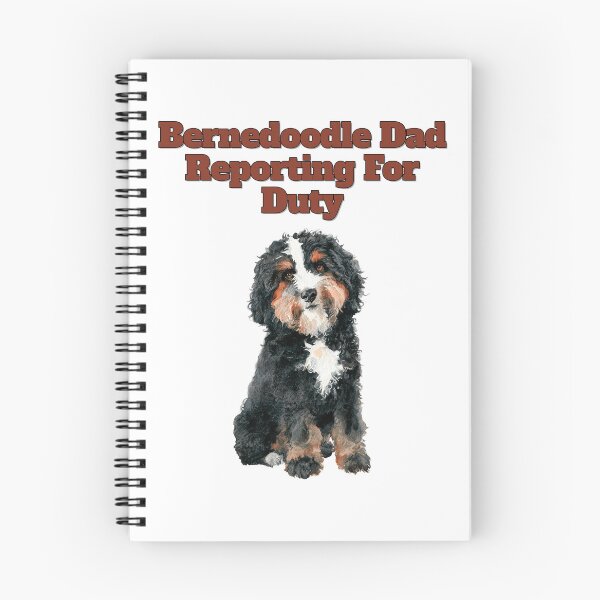 Item preview, Official Bernedoodle Dad Watercolor Dog Design designed and sold by NatureUnleashed.