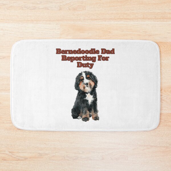 Item preview, Official Bernedoodle Dad Watercolor Dog Design designed and sold by NatureUnleashed.