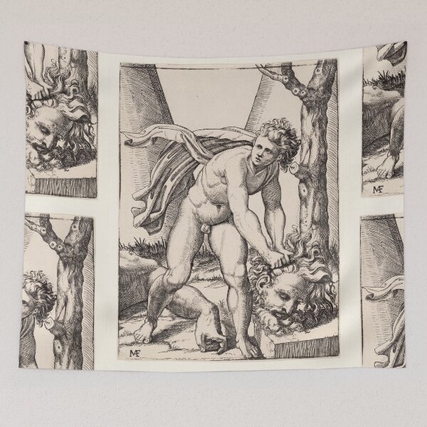 Item preview, Male Nude with Fallen Mask designed and sold by artofuniverse.