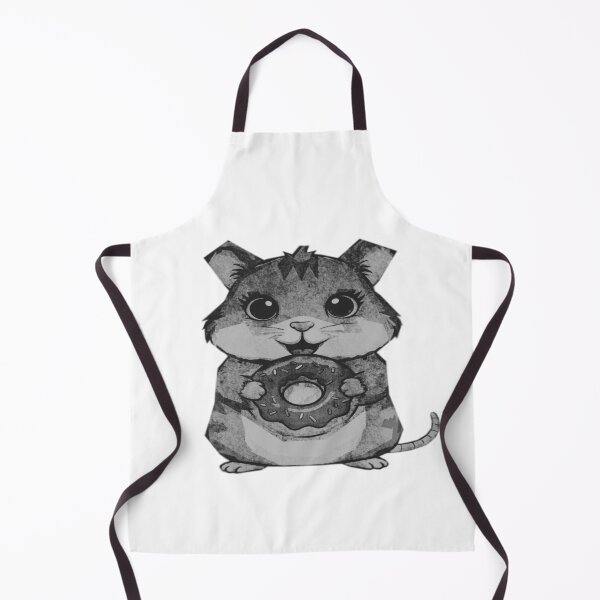 Item preview, Cute Hamster Holding Donut designed and sold by kinpirks.