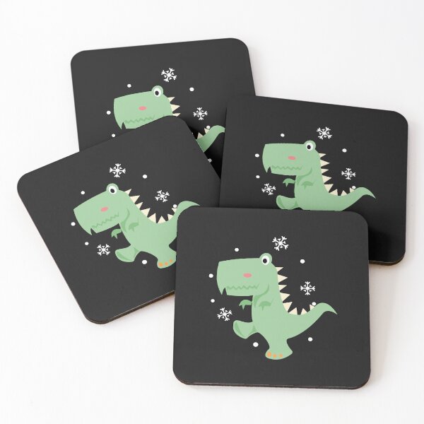 Item preview, Cute Green Dinosaur Cartoon – Adorable Kawaii T-Rex Illustration designed and sold by AhmedZouita.
