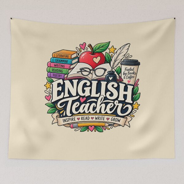 Item preview, English Teacher Back To School Gift Literature Classroom Style designed and sold by Corvoria.