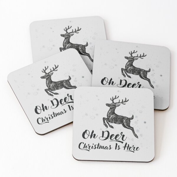 Item preview, Oh Deer Christmas Is Here designed and sold by monika-arthing.
