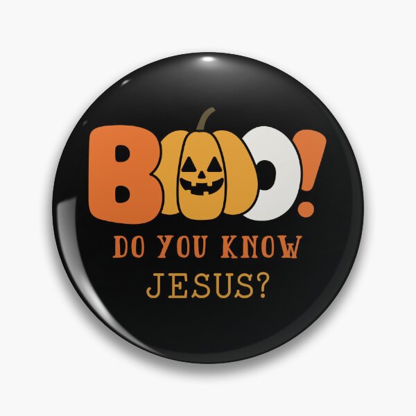 Item preview, Christian Halloween Jack o Lantern Boo Know Jesus Saves Holy Spirit Spooky Season Christian Fall Bible designed and sold by Forevermore.