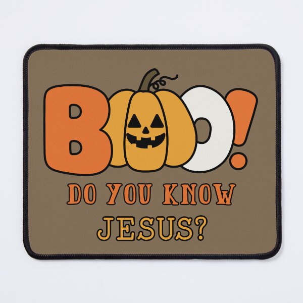 Item preview, Christian Halloween Jack o Lantern Boo Know Jesus Saves Holy Spirit Spooky Season Christian Fall Bible designed and sold by Forevermore.