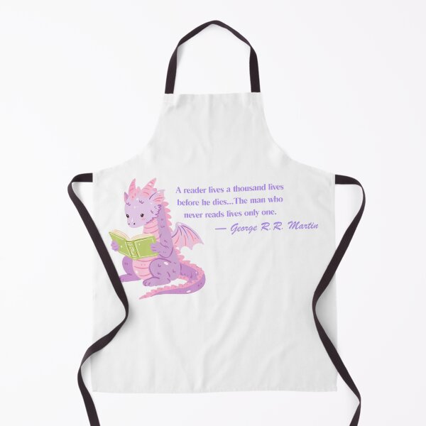 Item preview, George R.R. Martin Book Lover Quote designed and sold by AnimaliaStar.