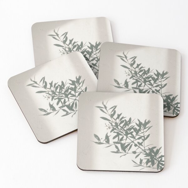 Item preview, Botanical Shadow – Minimal Plaster Wall Leaf Shadow Study designed and sold by Zaramodo.