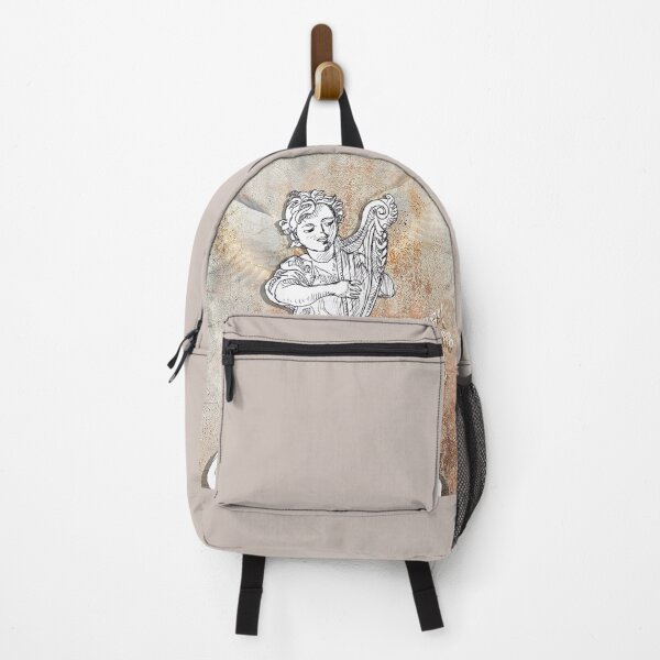 Item preview, Angel Seated In The Clouds Playing A Harp (Drawing by ACCI) designed and sold by VanyssaGraphics.