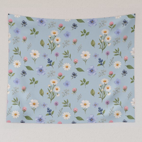 Item preview, Wildflower Meadow Botanical Pattern – Vintage Floral 3 designed and sold by SimplePoDesign.