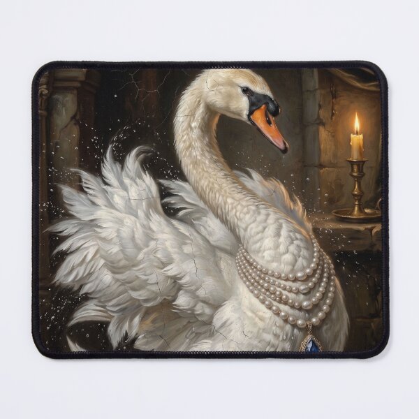 Item preview, Royal Swan Sapphire Pearl Necklace designed and sold by The Real Beast Art.