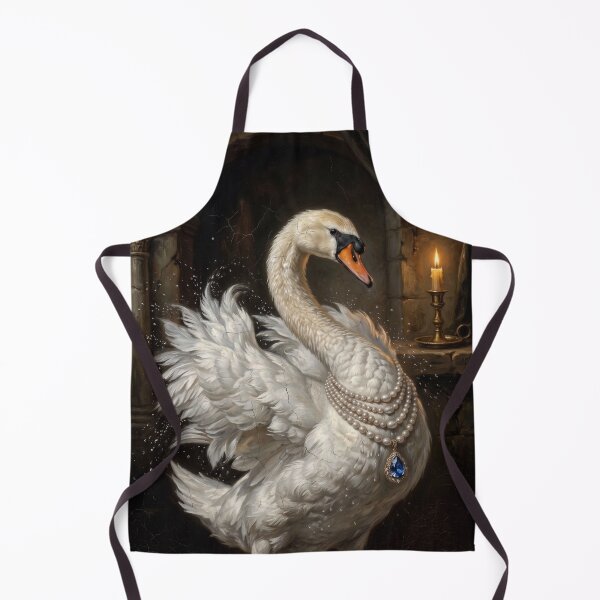 Item preview, Royal Swan Sapphire Pearl Necklace designed and sold by The Real Beast Art.