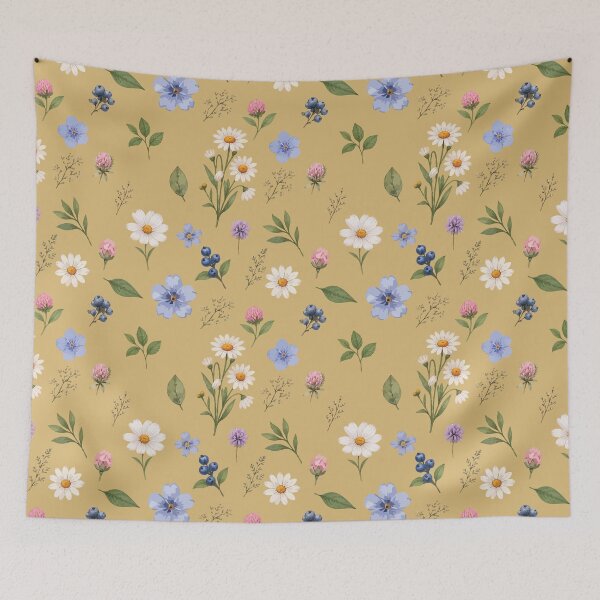 Item preview, Wildflower Meadow Botanical Pattern – Vintage Floral 5 designed and sold by SimplePoDesign.