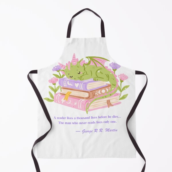 Item preview, George R.R. Martin Book Lover Quote  designed and sold by AnimaliaStar.