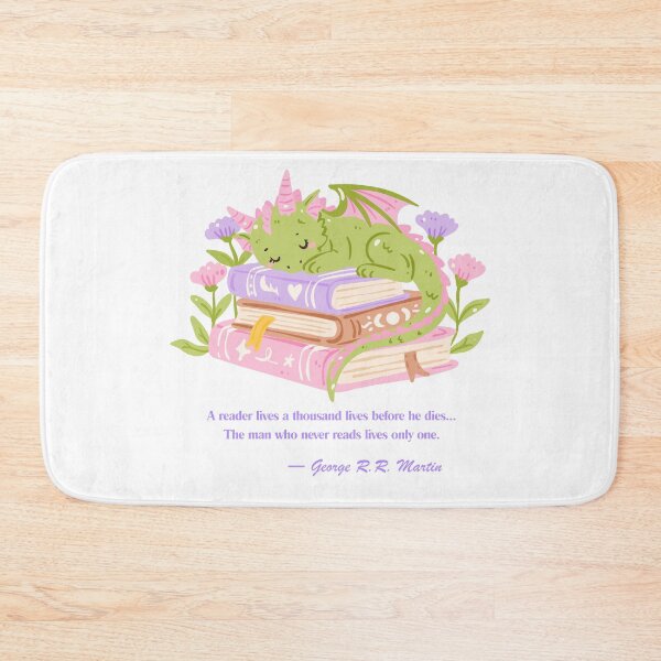 Item preview, George R.R. Martin Book Lover Quote  designed and sold by AnimaliaStar.