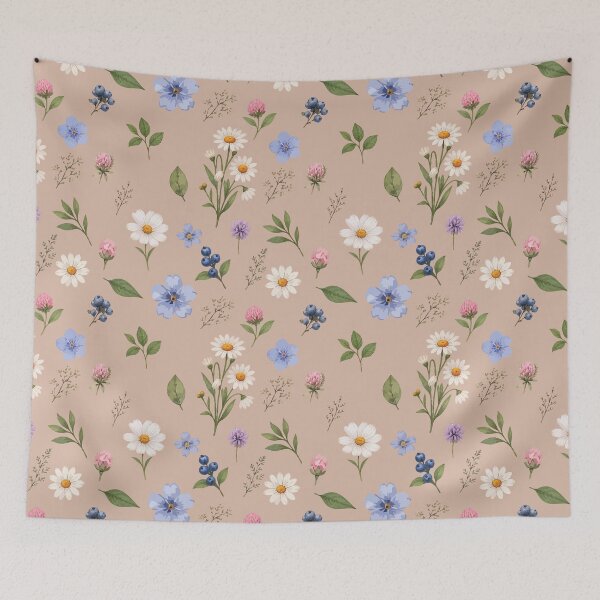 Item preview, Wildflower Meadow Botanical Pattern – Vintage Floral 6 designed and sold by SimplePoDesign.