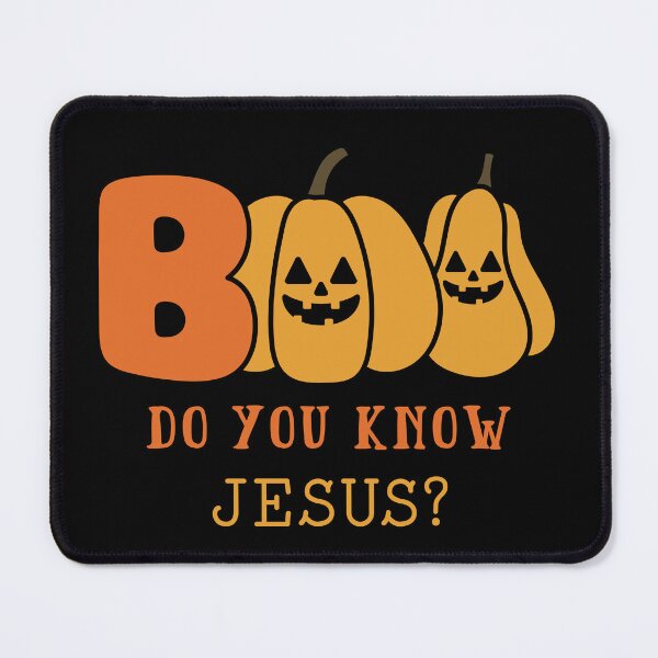 Item preview, Christian Halloween Jack o Lantern Boo Know Jesus Saves Holy Spirit Spooky Season Christian Fall Bible designed and sold by Forevermore.