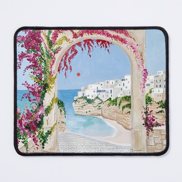 Item preview, Puglia Acrylic Print |  Italy Travel Poster |  Italian designed and sold by POSTERIOCREW.
