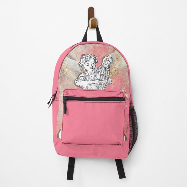 Item preview, Angel Seated In The Clouds Playing A Harp (Drawing by ACCI) designed and sold by VanyssaGraphics.