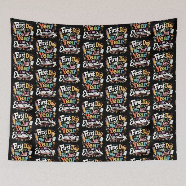 Item preview, First Day of My Last Year in Elementary 2 designed and sold by Positive&FunnyThings.