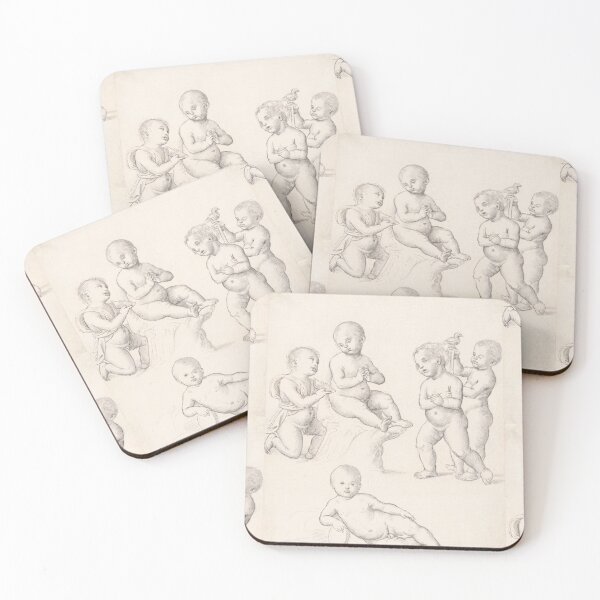 Item preview, Renaissance Studies of Infant Cherubs designed and sold by artofuniverse.