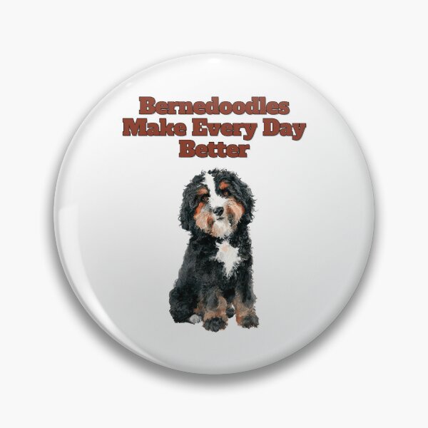 Item preview, Bernedoodles Make Every Day Better Watercolor Design designed and sold by NatureUnleashed.